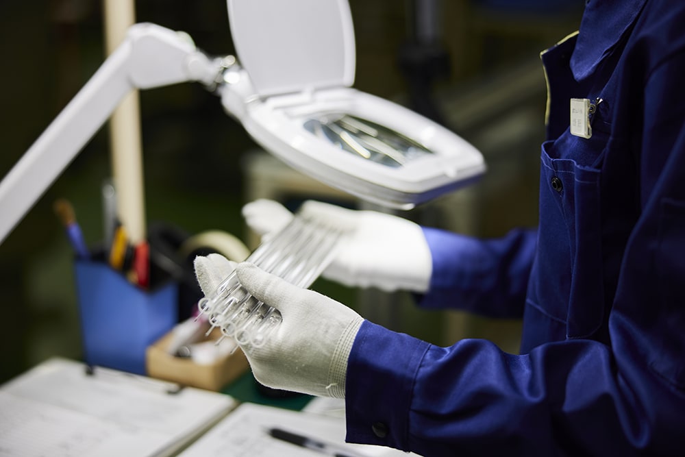 A Double Check System from the Quality Assurance Division at Factory and Headquarters Before Delivery